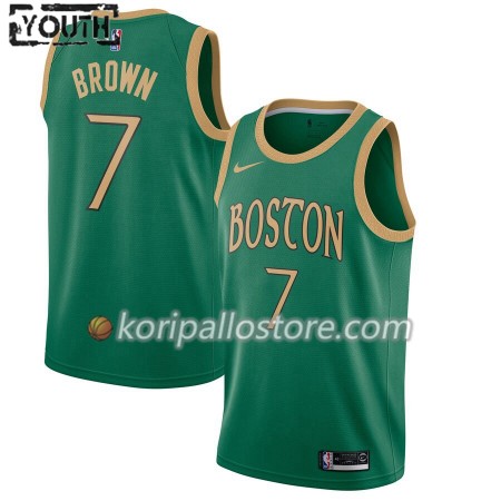 Boston Celtics Jaylen Brown 7 Nike 2019-2020 City Edition Lasten Pelipaidat Swingman